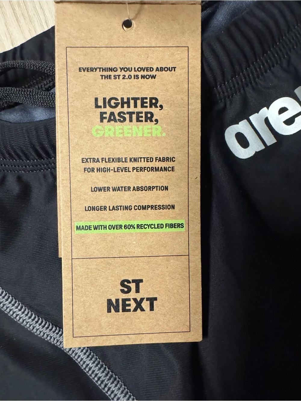 Arena powerskin st next jammer tech suit swimsuit— size 34